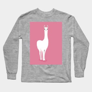 STANDING LLAMA #4b Long Sleeve T-Shirt